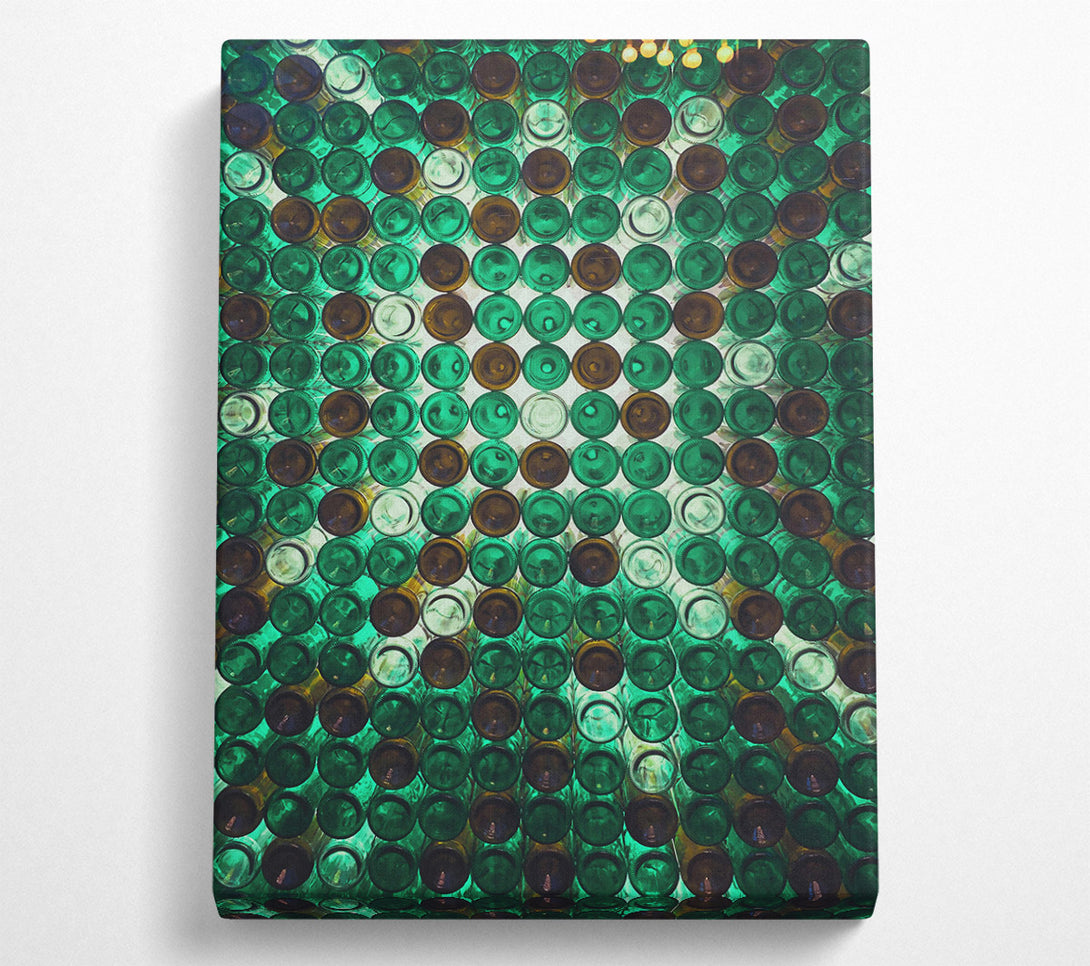  A Canvas Print of Emerald Bottle Dome Canvas Wall Art