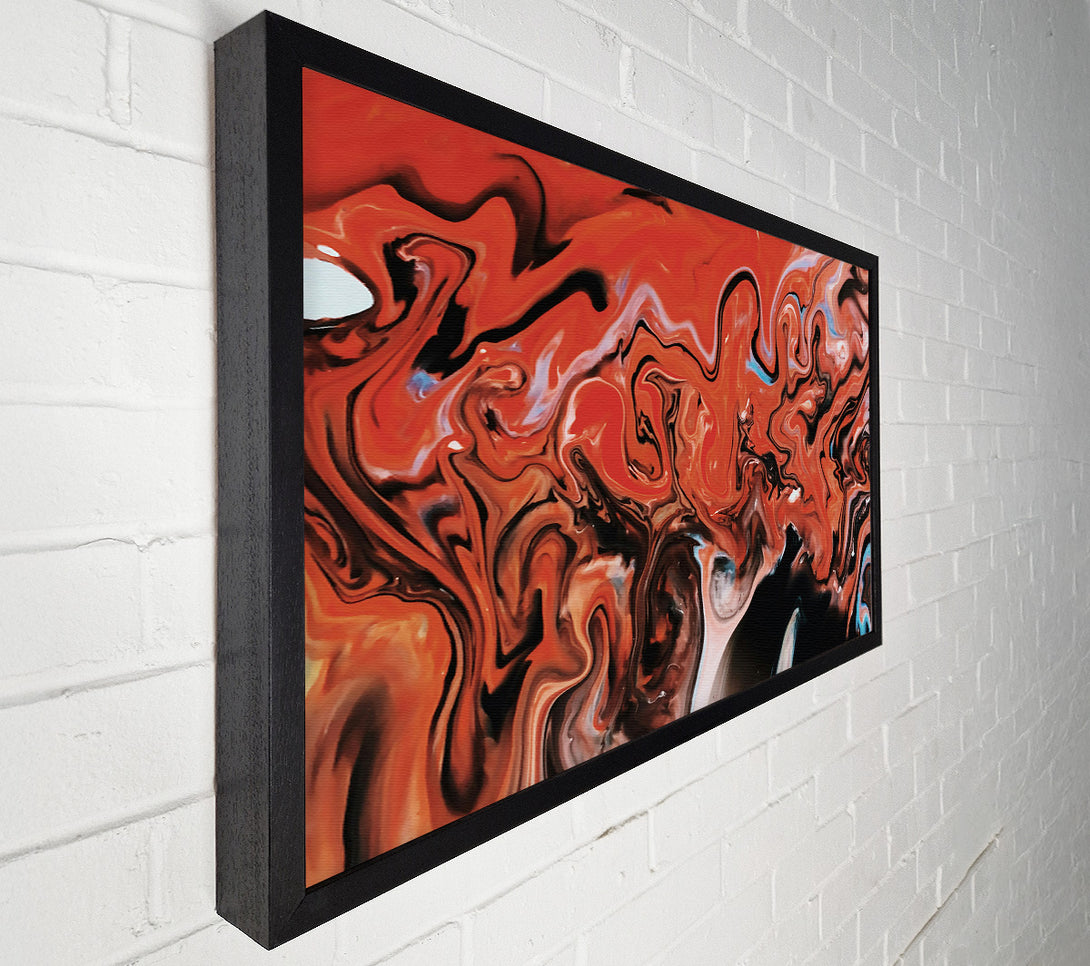  A Canvas Print of Crimson Swirls Of Chaos Canvas Wall Art