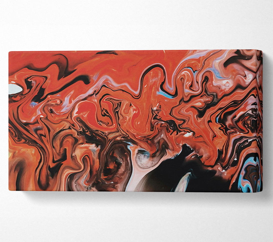 A Canvas Print of Crimson Swirls Of Chaos Canvas Wall Art