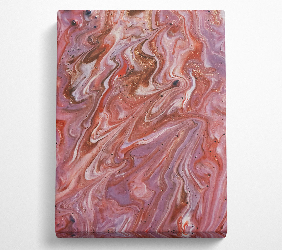  A Canvas Print of Crimson Abstract Flow Canvas Wall Art