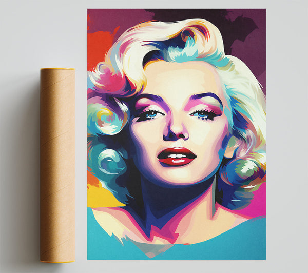 Marilyn Monroe Vibrant Print
