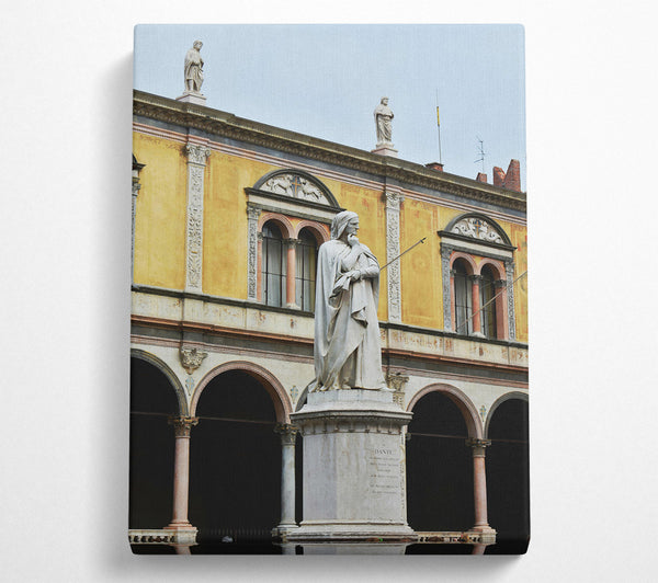  A Canvas Print of Golden Arched Statue Canvas Art