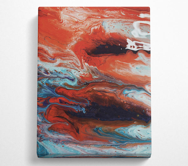 A Canvas Print of Crimson Swirl Dreams Canvas Art