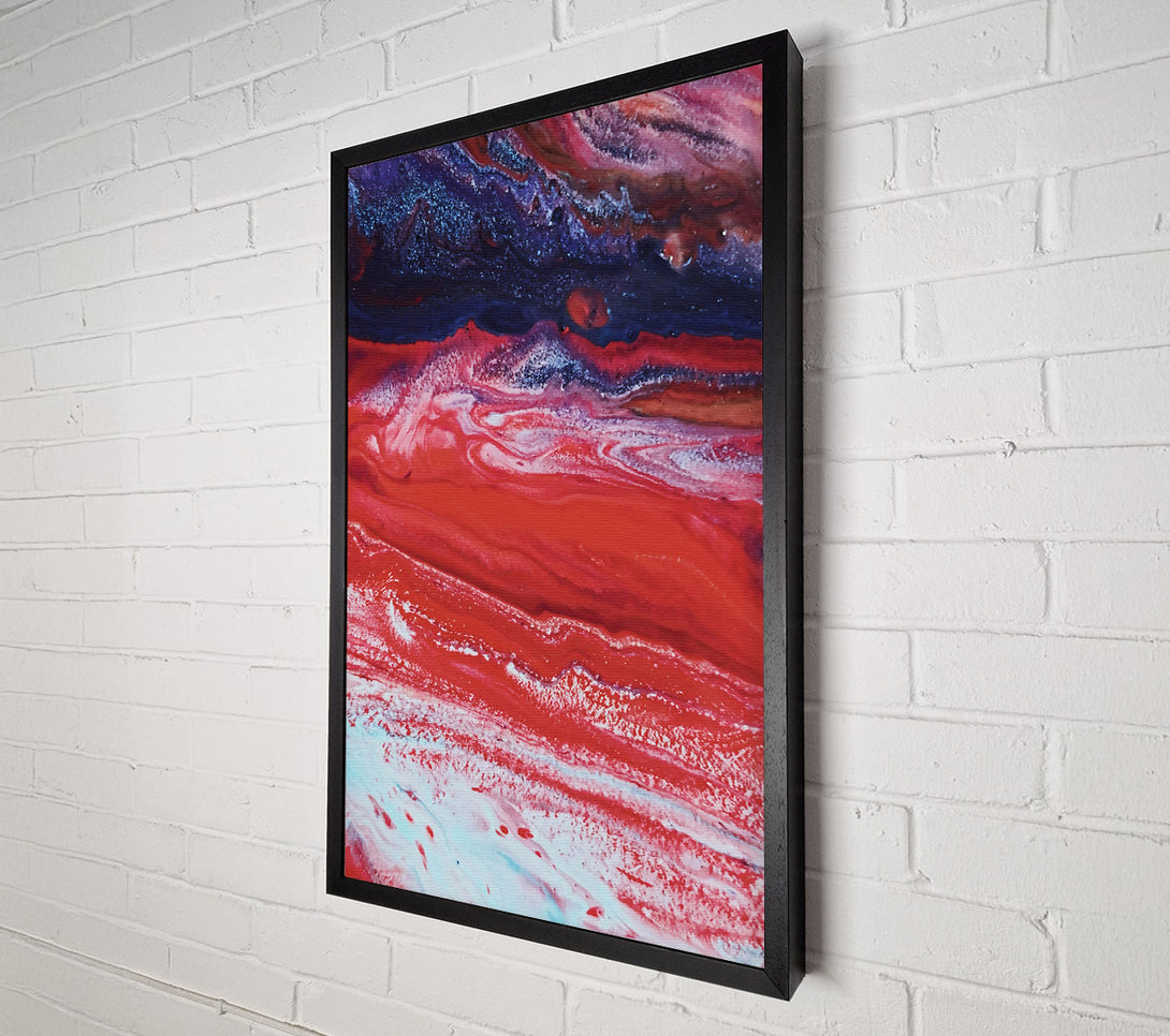  A Canvas Print of Crimson Stream Of Stars Canvas Art