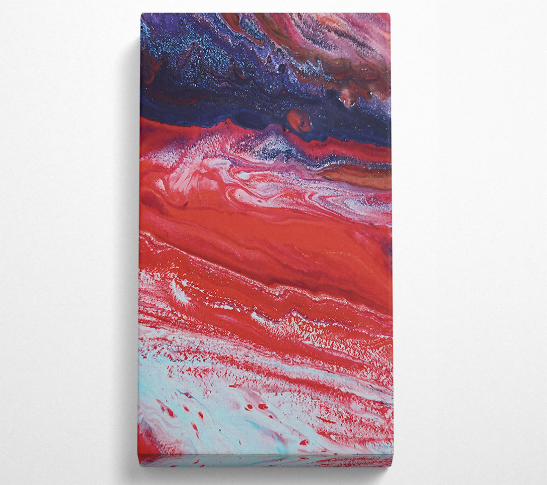  A Canvas Print of Crimson Stream Of Stars Canvas Art