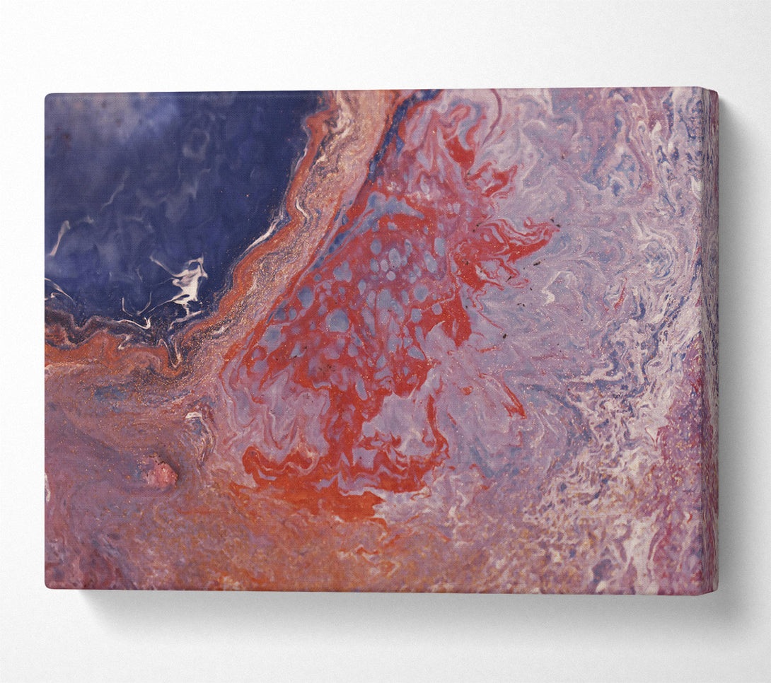  A Canvas Print of Crimson Liquid Dreams Canvas Print