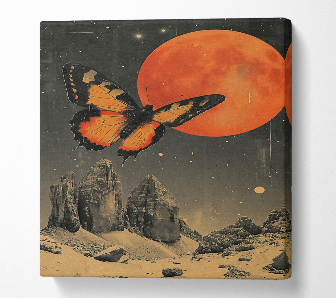  A Canvas Print of Martian Butterfly Canvas Art