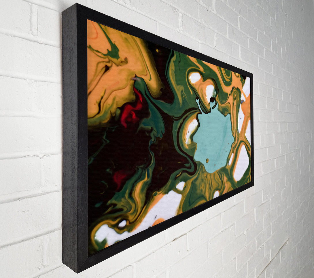  A Canvas Print of Teal Swirl Dreams Canvas Art