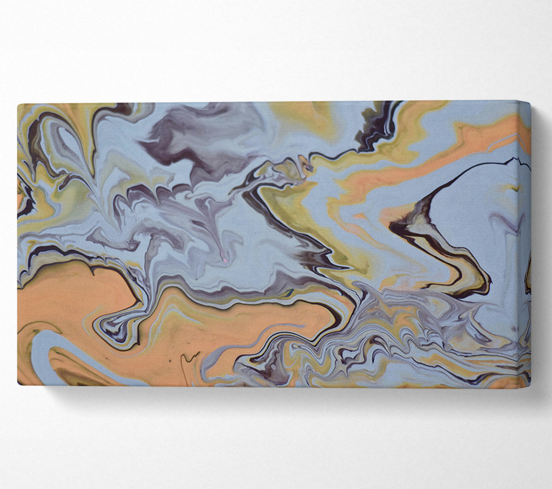  A Canvas Print of Grey Swirls And Hues Canvas Wall Art