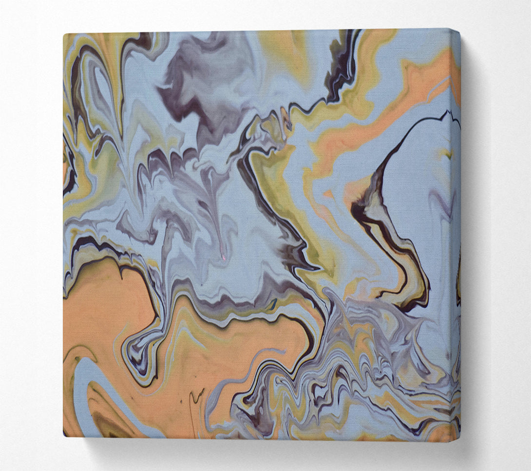  A Canvas Print of Grey Swirls And Hues Canvas Wall Art