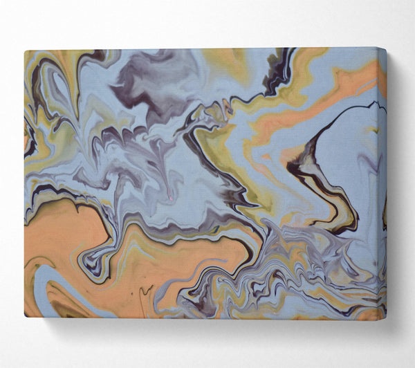  A Canvas Print of Grey Swirls And Hues Canvas Wall Art