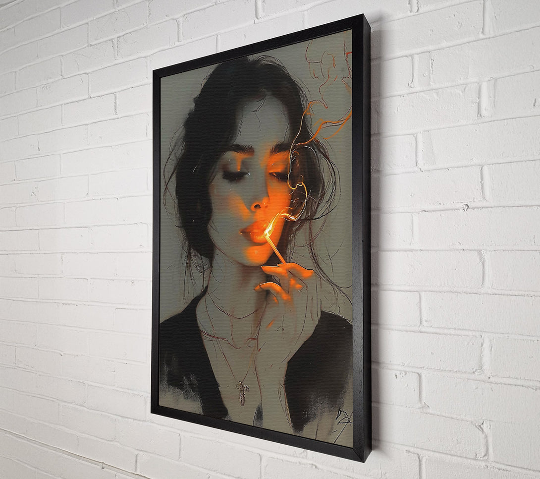  A Canvas Print of Matchstick Woman Canvas Art