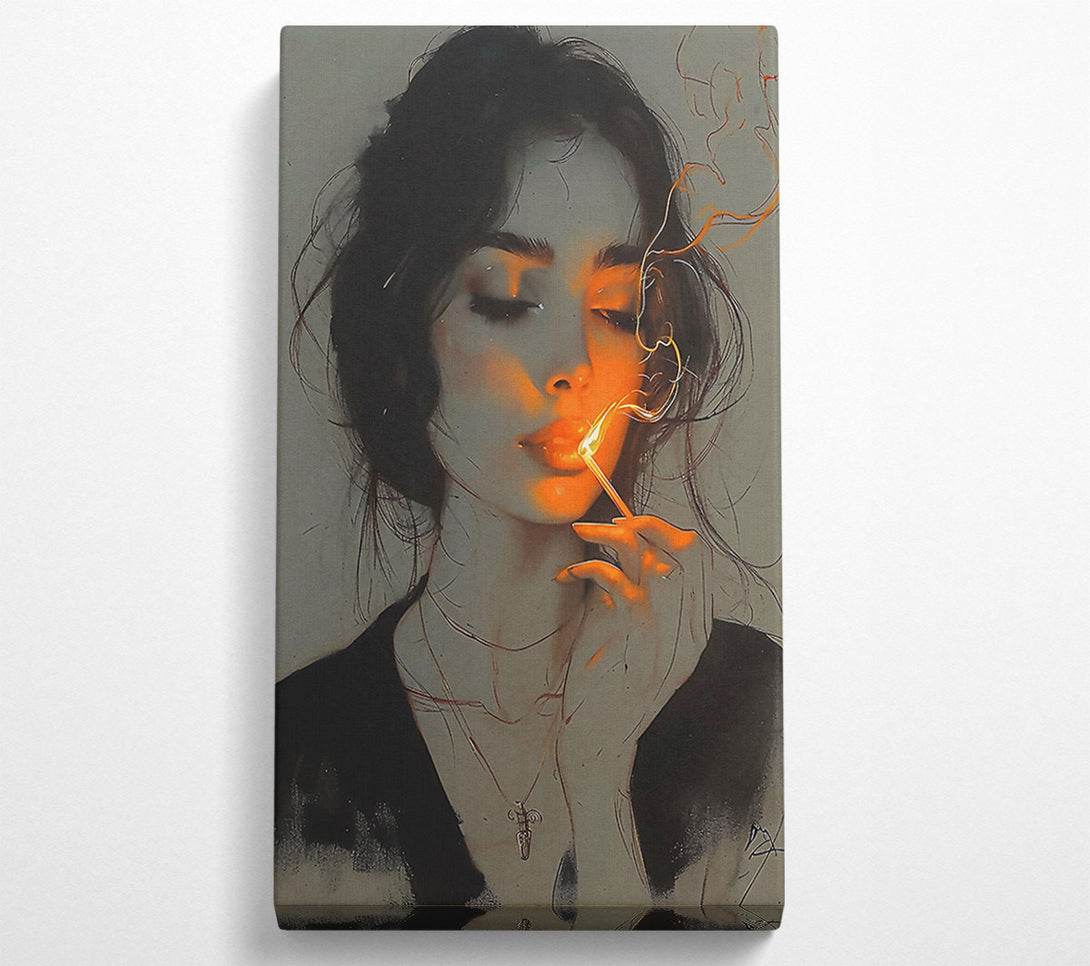  A Canvas Print of Matchstick Woman Canvas Art