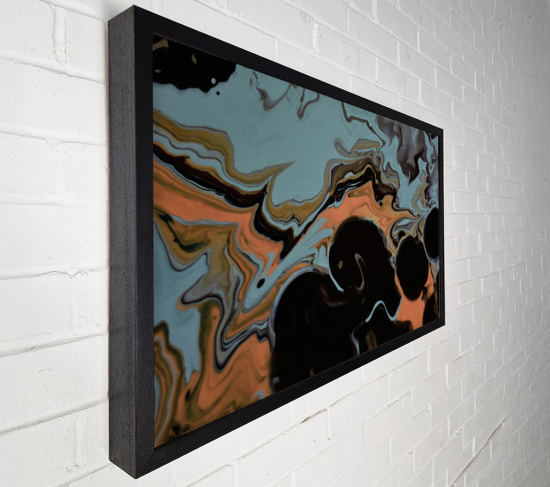  A Canvas Print of Gray Swirls Abstract Canvas Wall Art