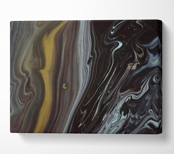  A Canvas Print of Black Swirling Dreamscape Canvas Print