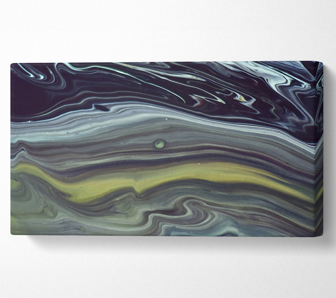  A Canvas Print of Olive Green Swirls Canvas Art