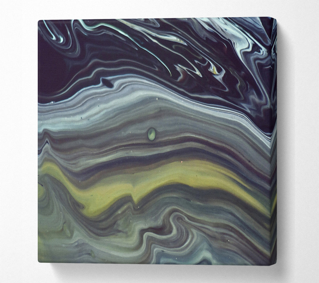  A Canvas Print of Olive Green Swirls Canvas Art