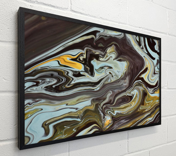 Gold And Black Swirls