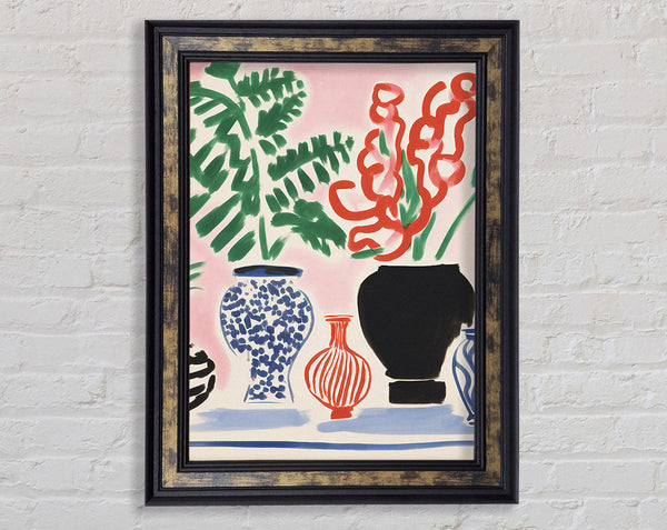 Matisse Flower Pots Framed Print