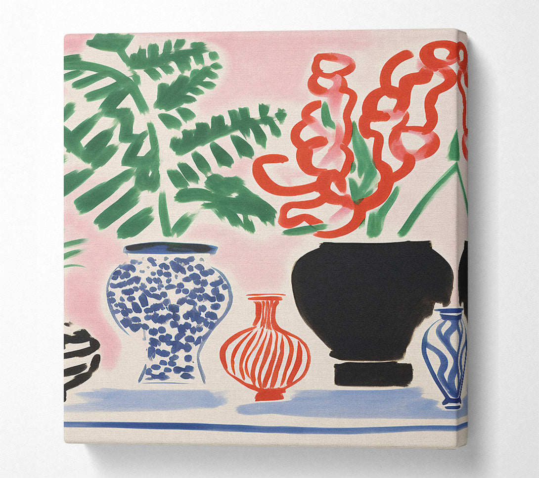  A Canvas Print of Matisse Flower Pots Canvas Print
