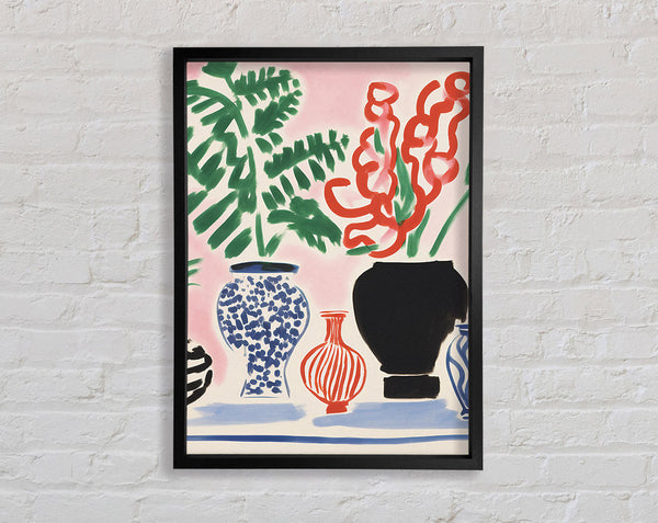 Matisse Flower Pots Framed Print