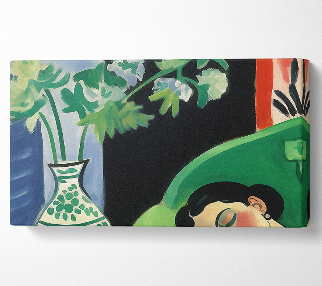  A Canvas Print of Matisse Lady On Sofa Canvas Print