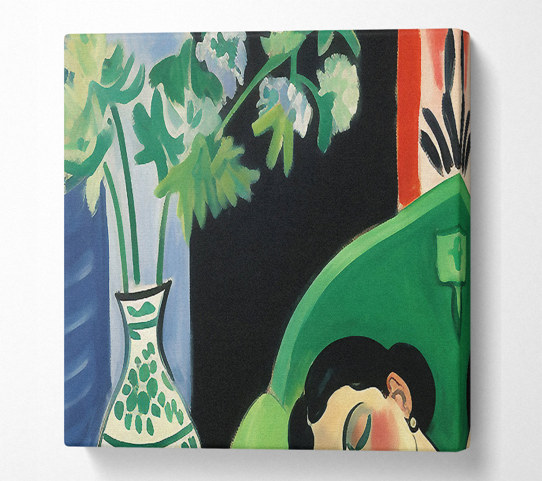  A Canvas Print of Matisse Lady On Sofa Canvas Print