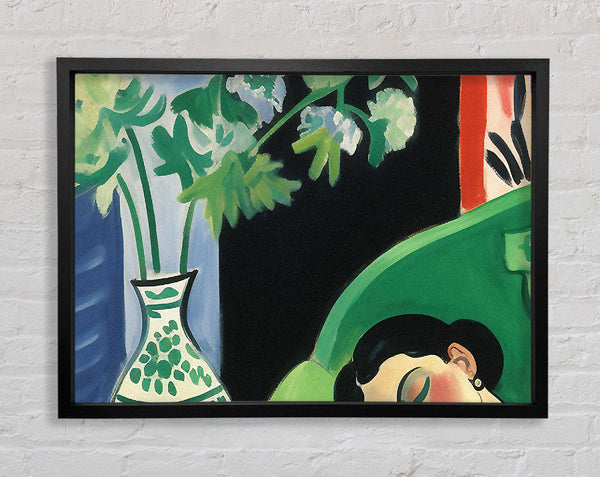 Matisse Lady On Sofa Framed Print