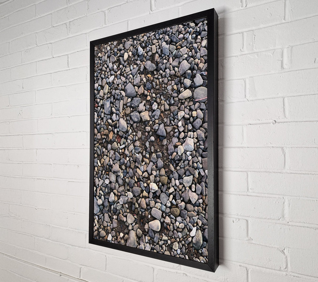  A Canvas Print of Gray Gravel Path Canvas Print