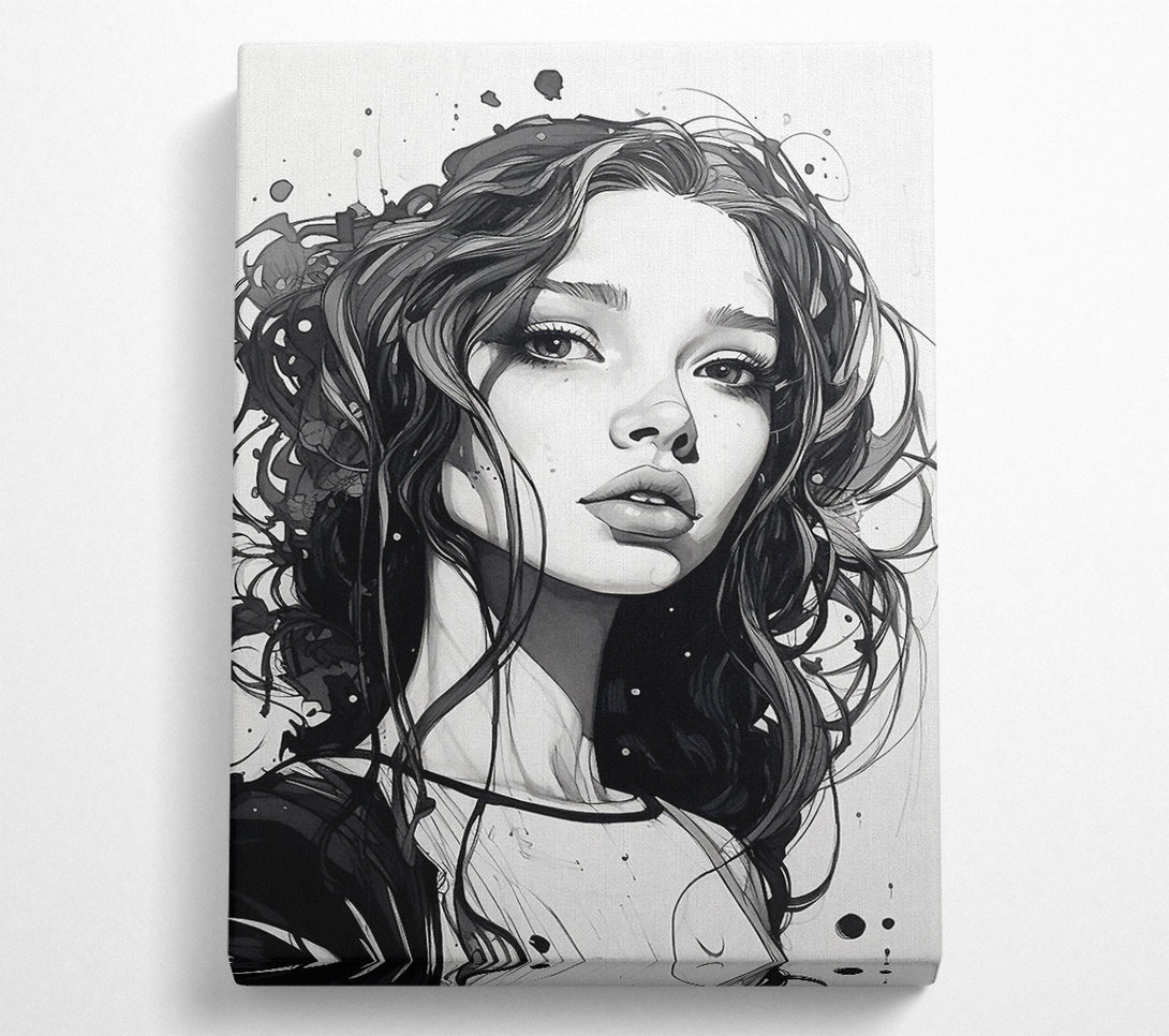  A Canvas Print of Maverick Girl Canvas Wall Art