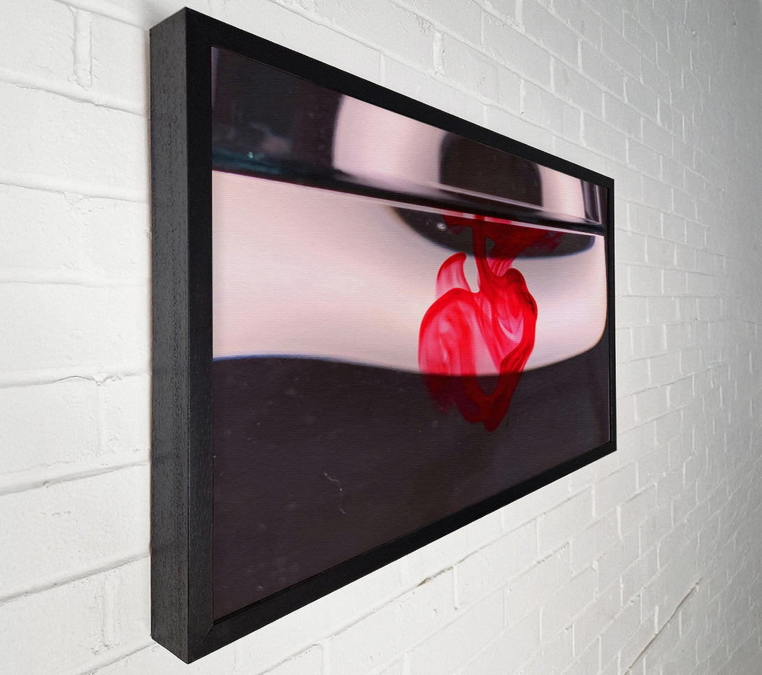  A Canvas Print of Crimson Water Drop Canvas Art