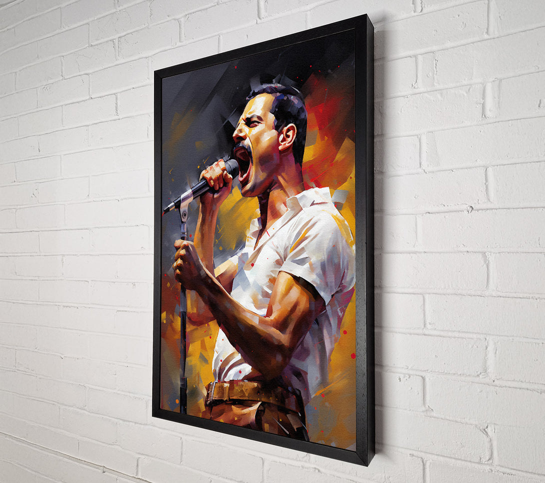  A Canvas Print of Mercury On The Mic Canvas Art