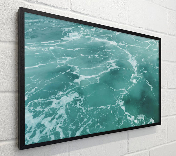 Turquoise Ocean Foam