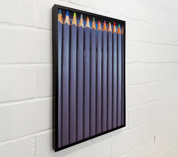 Purple Pencil Stripes