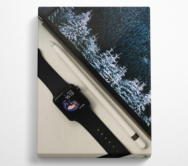 Blue Forest Gadgetry Canvas Wall Art