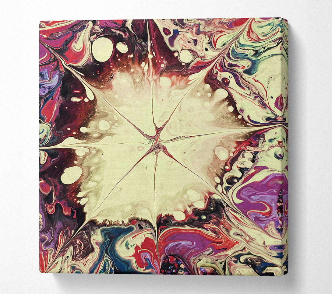  A Canvas Print of Creamy Starburst Dream Canvas Art