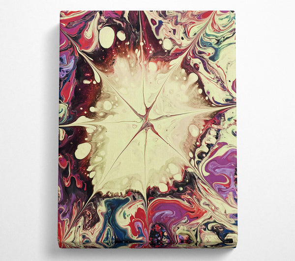  A Canvas Print of Creamy Starburst Dream Canvas Art