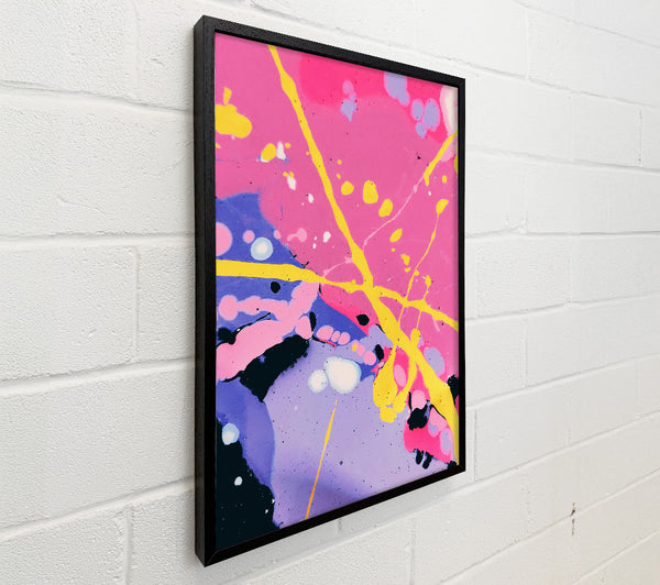 Pink Swirl Abstract