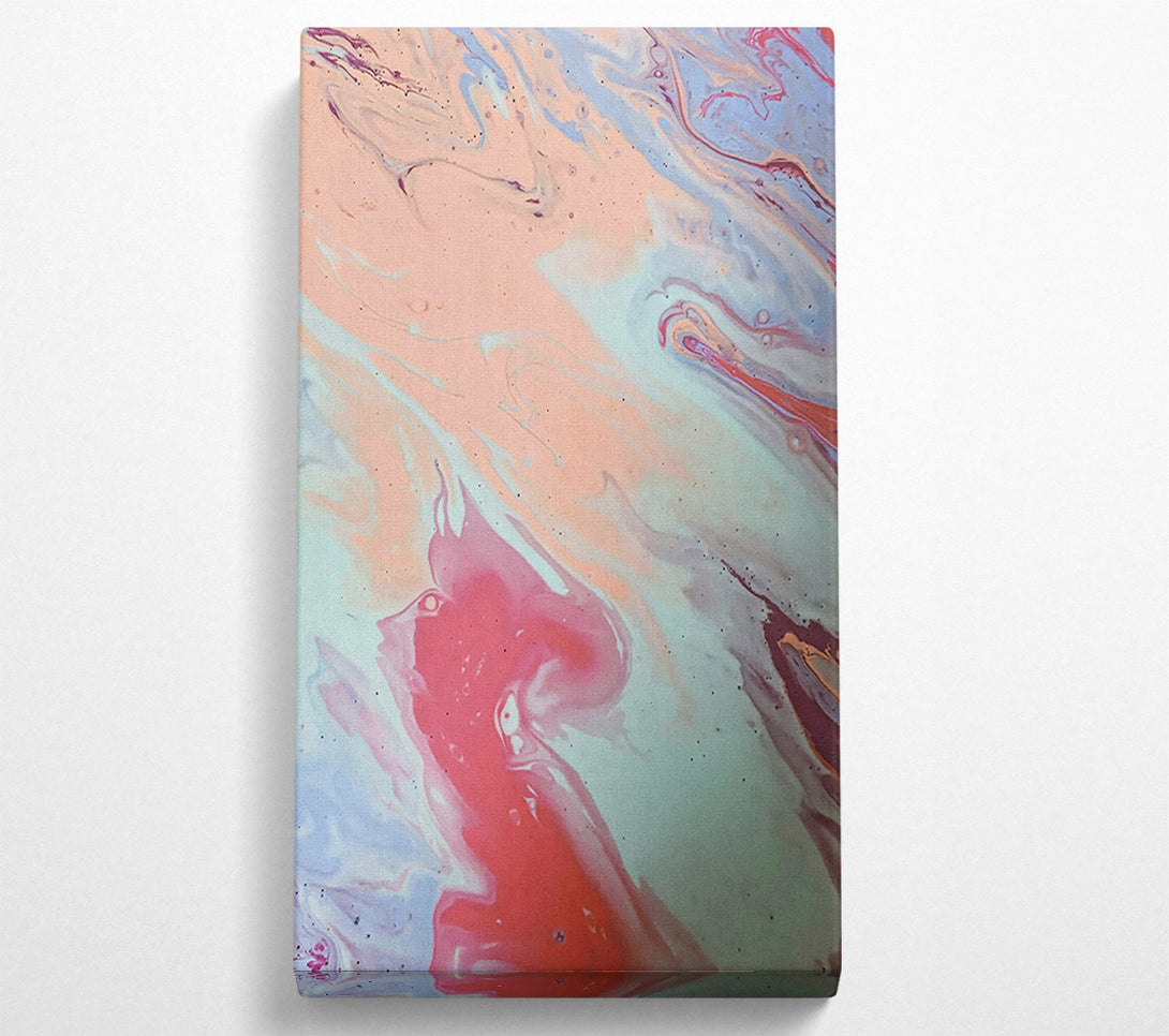  A Canvas Print of The Pink Swirl Canvas Print