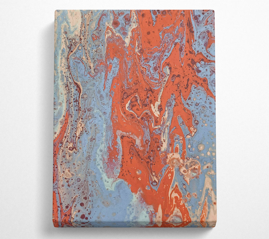  A Canvas Print of Crimson Swirl Dream Canvas Wall Art
