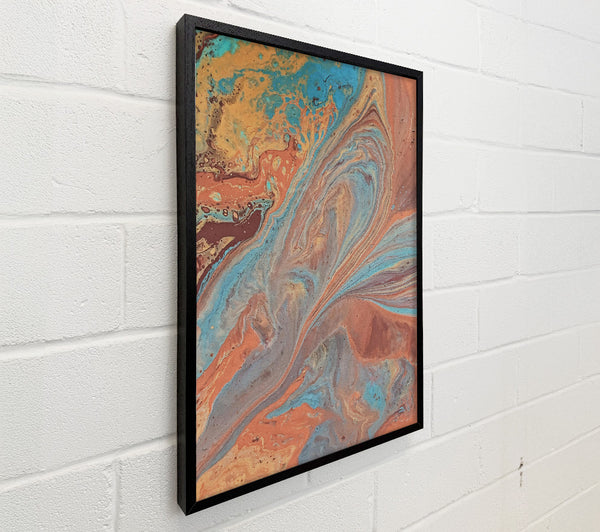Orange Liquid Flow