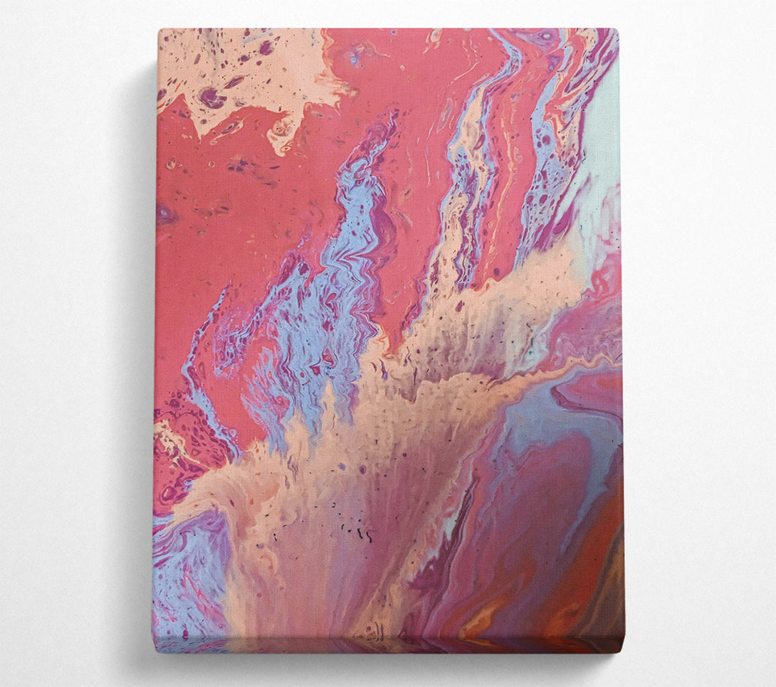  A Canvas Print of Crimson Swirling Dreams Canvas Wall Art