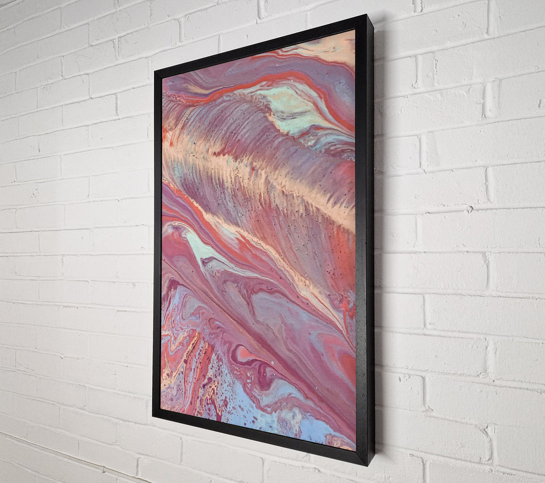  A Canvas Print of Dusty Rose Swirls Canvas Wall Art