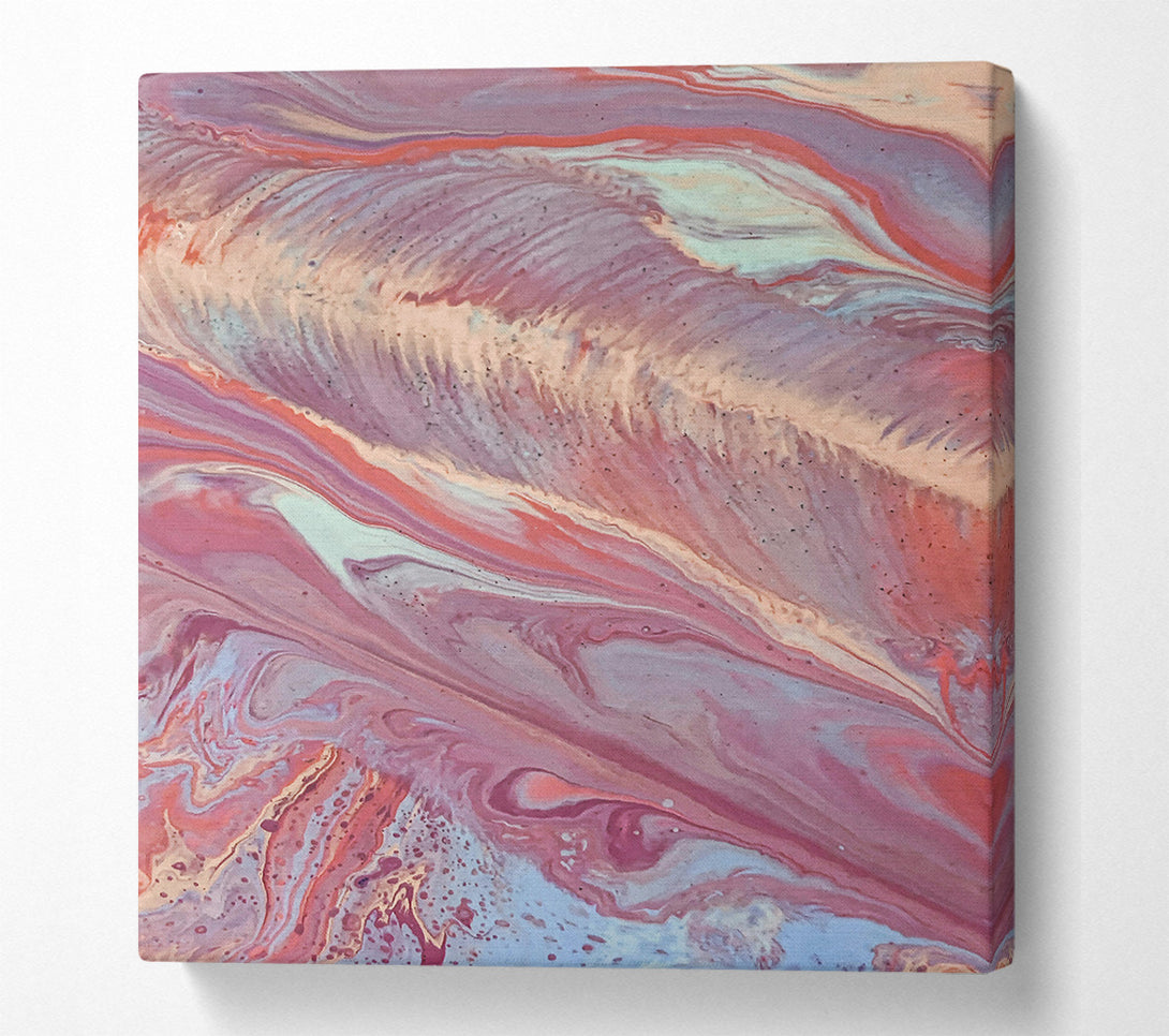  A Canvas Print of Dusty Rose Swirls Canvas Wall Art