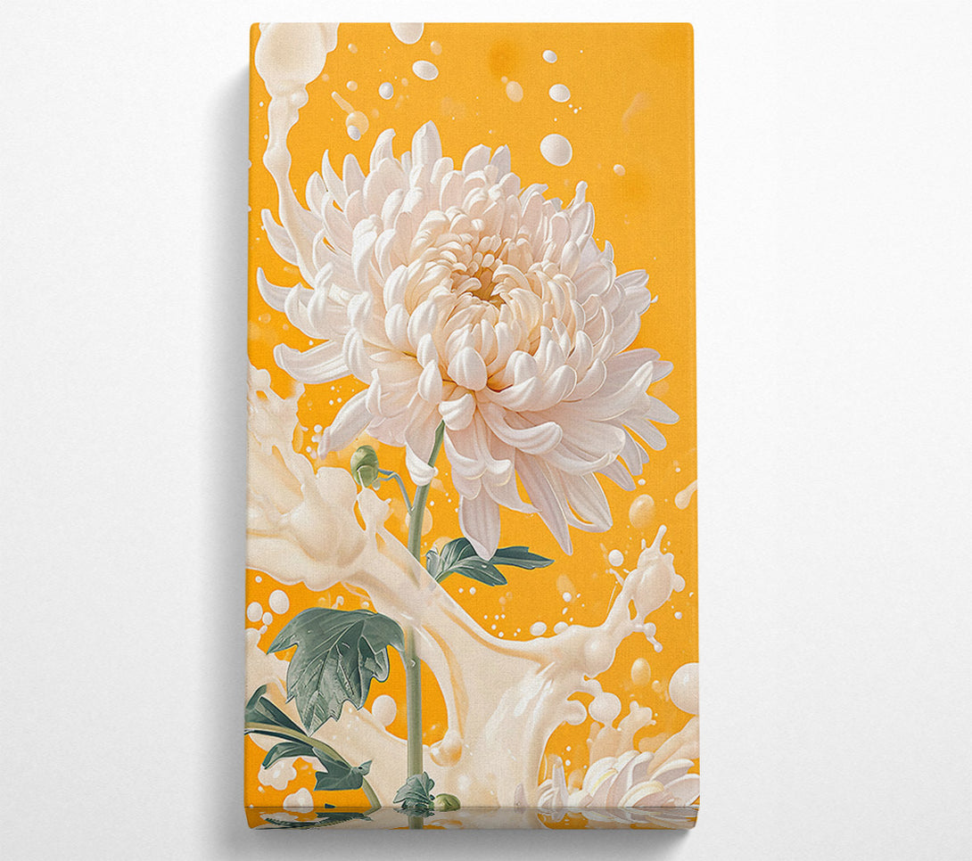  A Canvas Print of Milk Flower Canvas Art