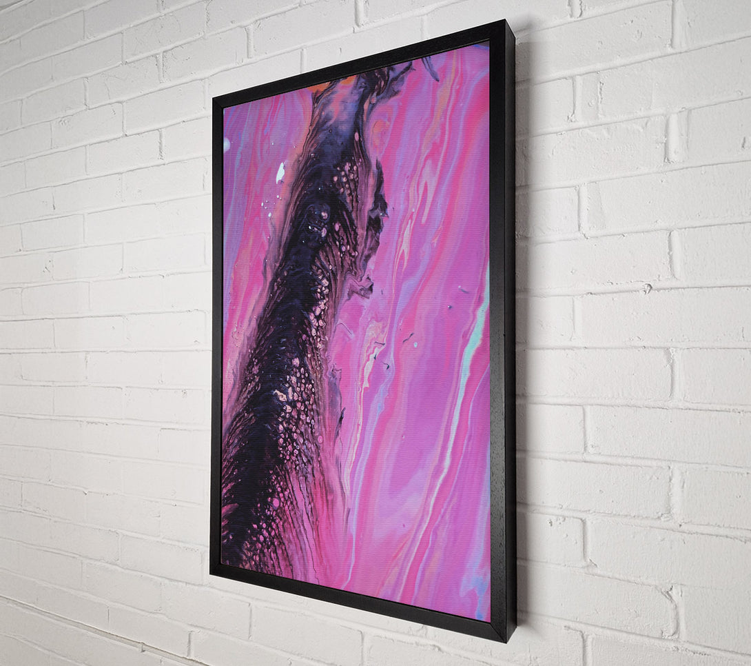  A Canvas Print of Pink Galactic Flow Canvas Wall Art