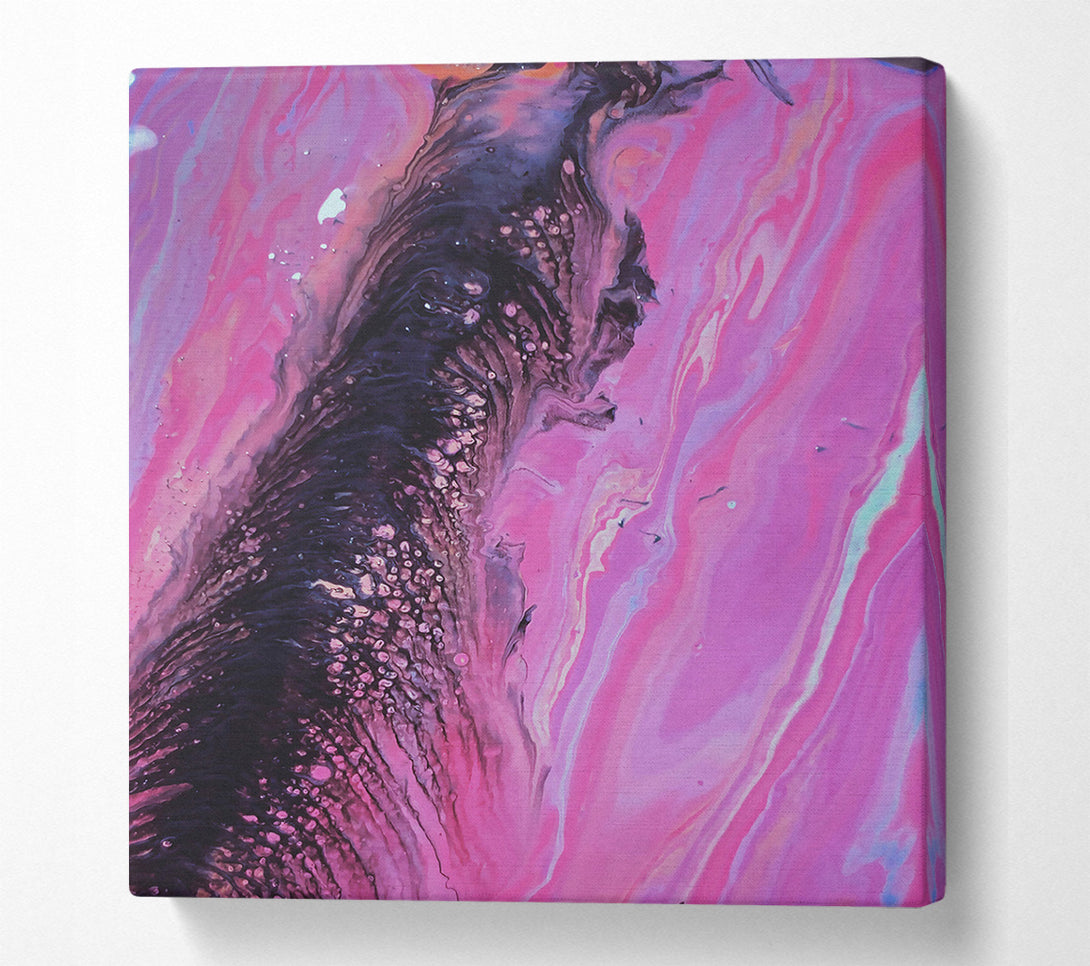  A Canvas Print of Pink Galactic Flow Canvas Wall Art