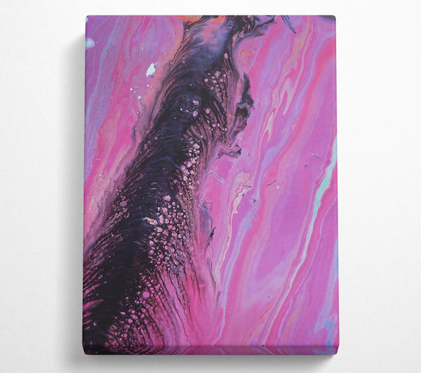  A Canvas Print of Pink Galactic Flow Canvas Wall Art