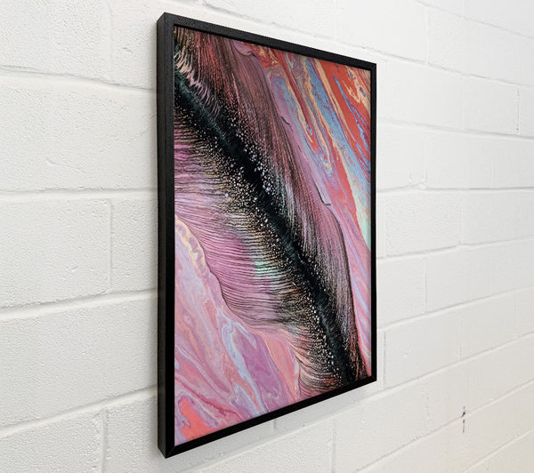 Pink Flowing Abstract