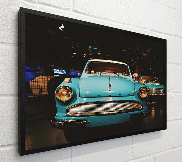 Turquoise Classic Car